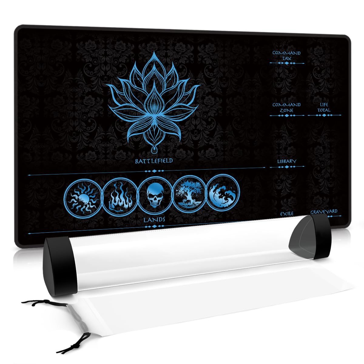 FROGIGO Lotus Blue Zone playmat