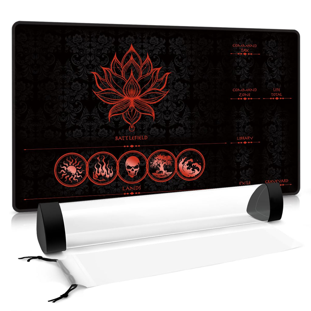 FROGIGO Lotus Red Zone playmat