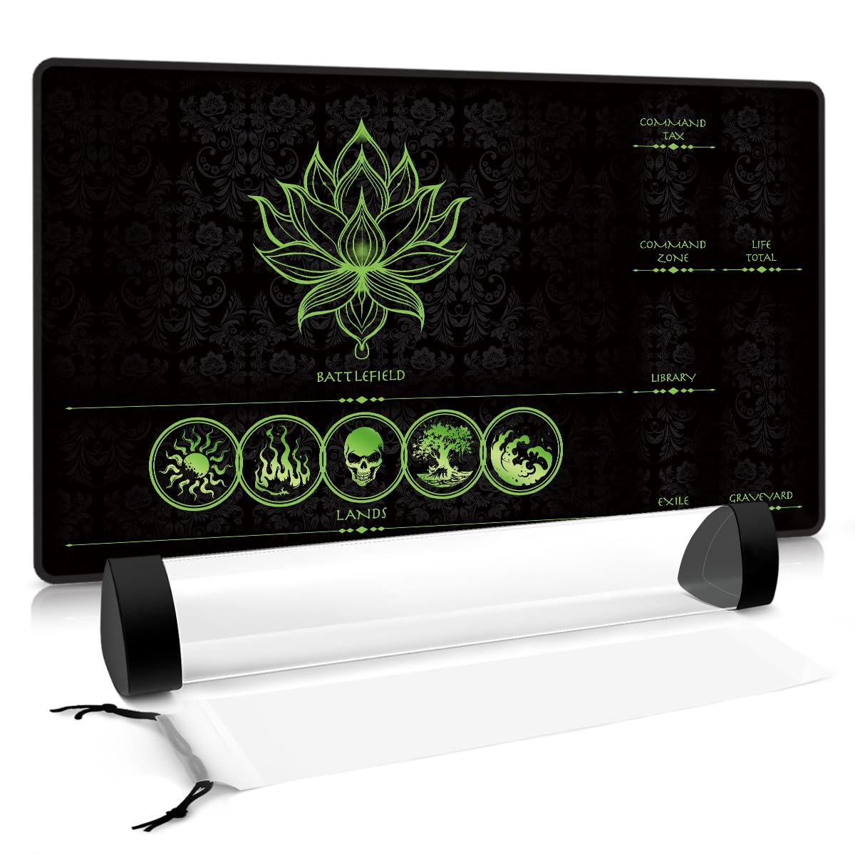 FROGIGO Lotus Green Zone playmat