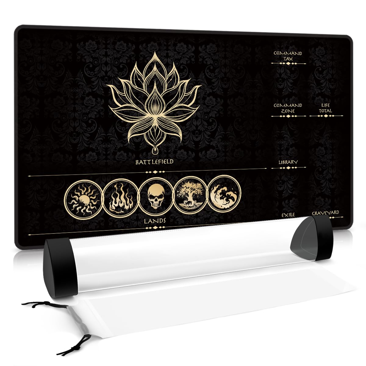 FROGIGO Lotus Gold Zone playmat