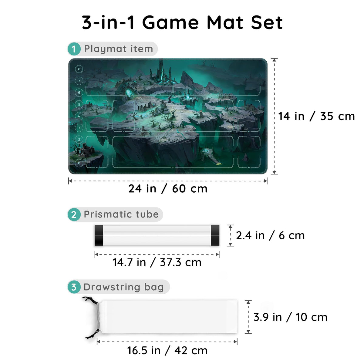 FROGIGO Haunted Isles playmat - detail 2