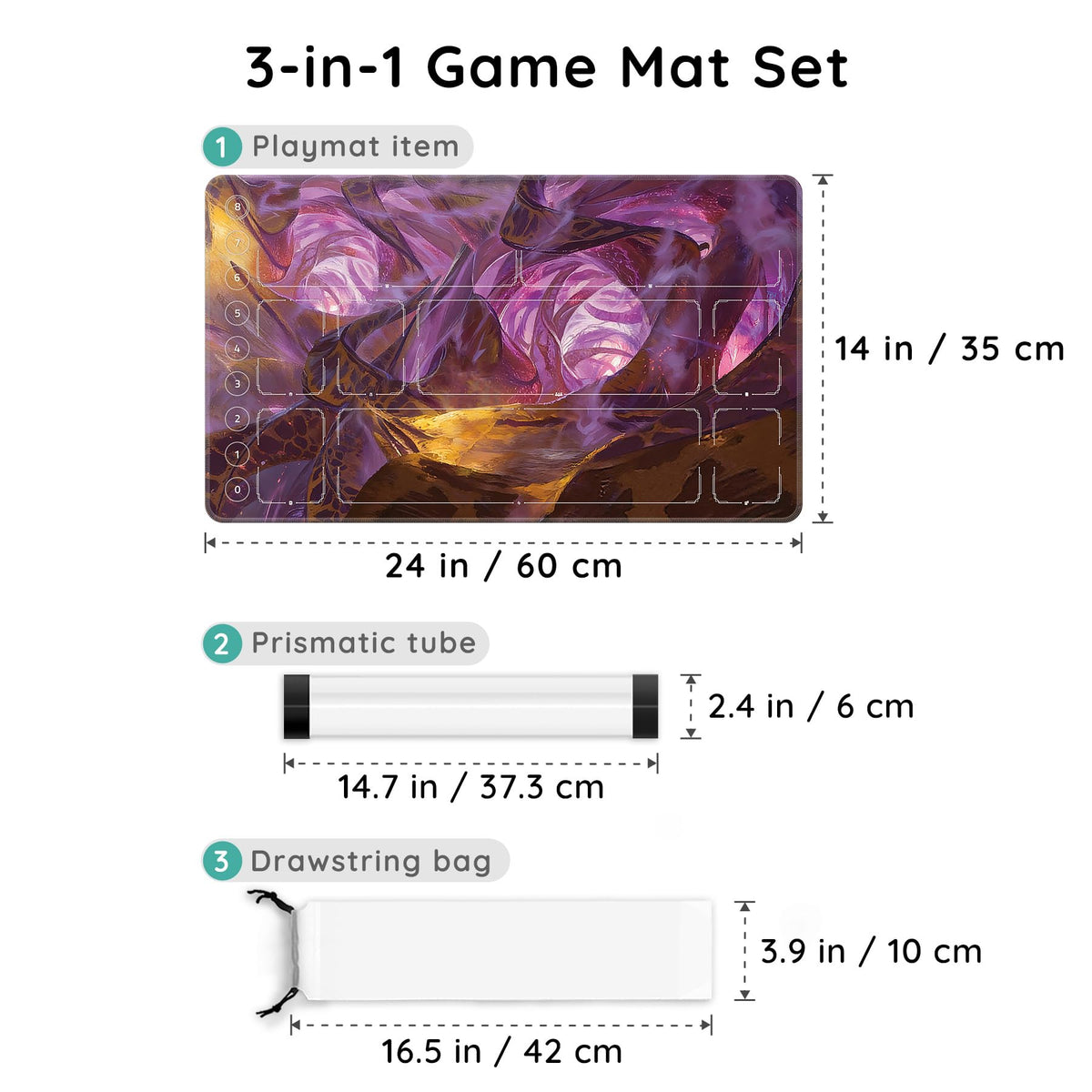 FROGIGO Void Blossom playmat - detail 2