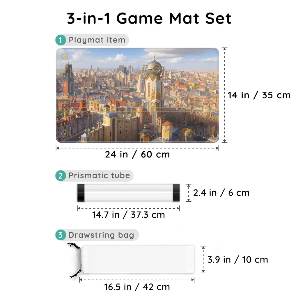 FROGIGO Skyline Tower playmat - detail 2