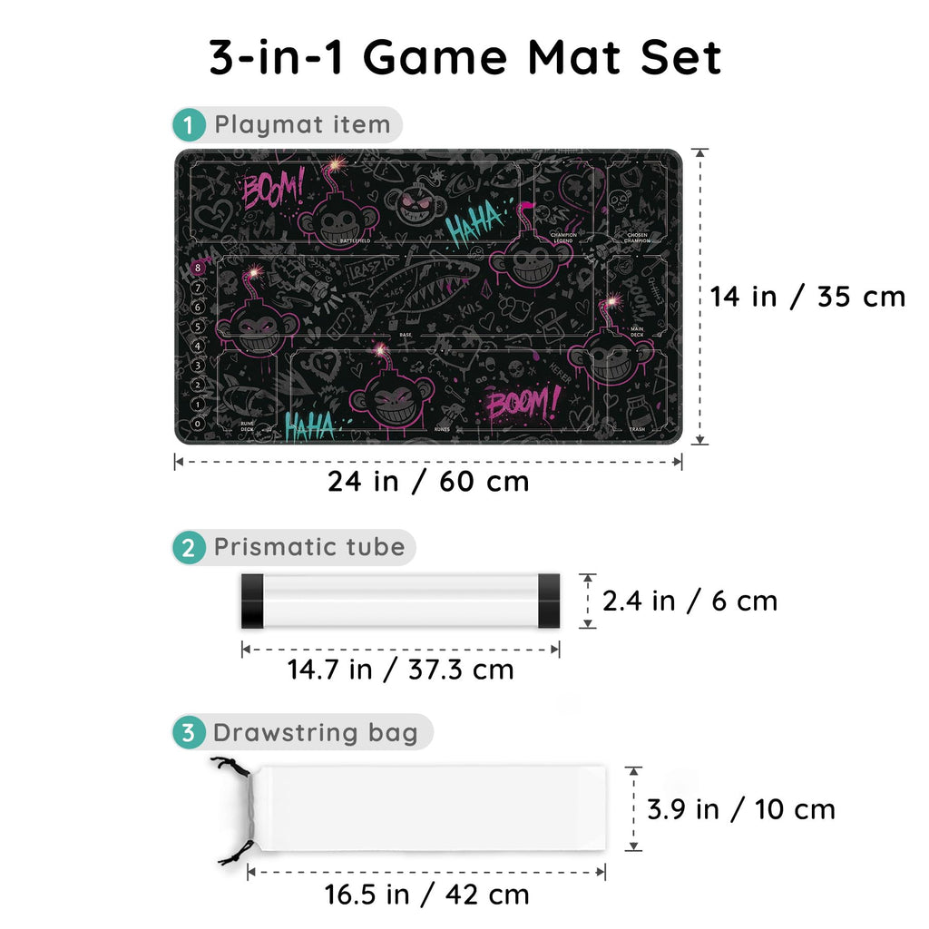FROGIGO Cyber Graffiti playmat - detail 2