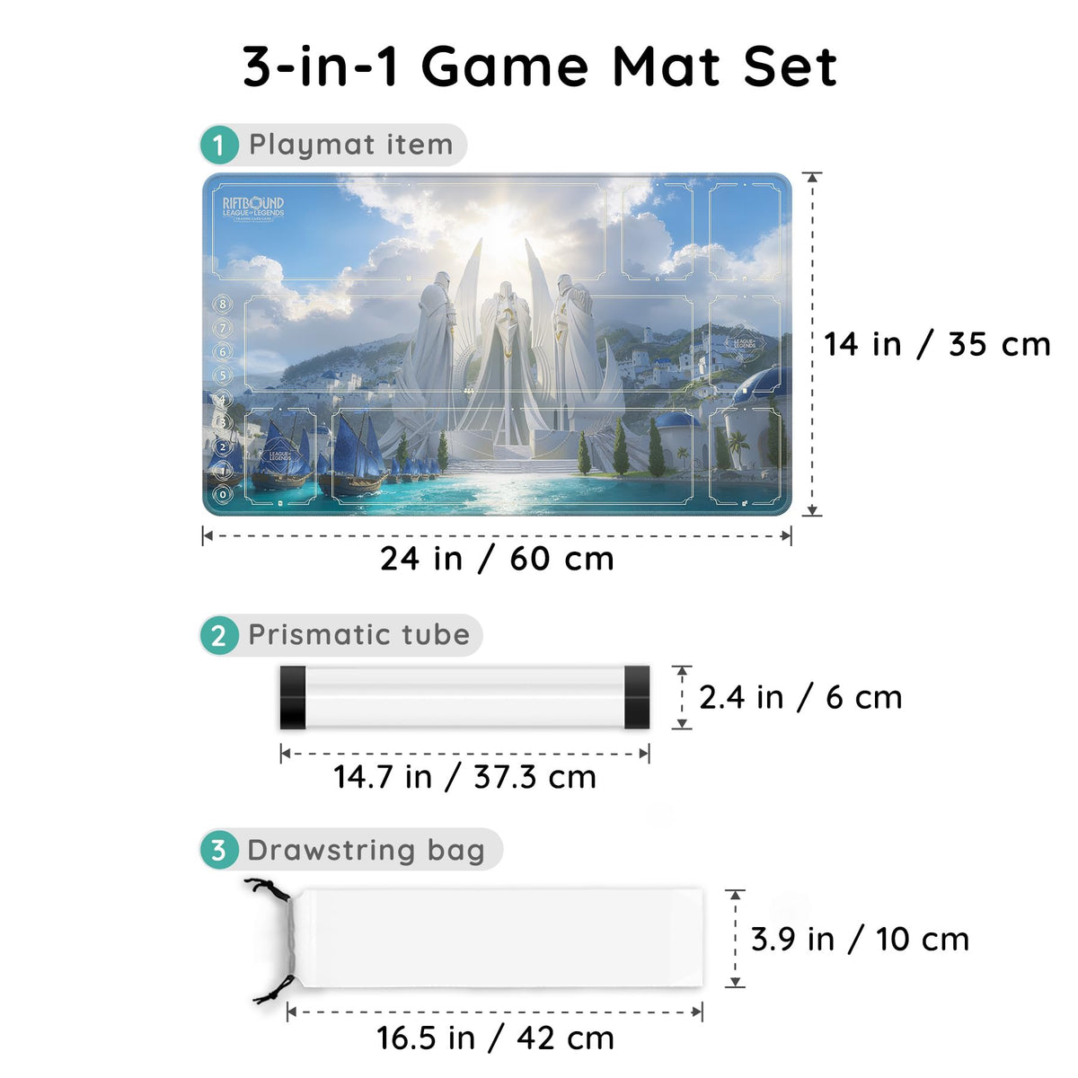 FROGIGO Guardian Temple playmat - detail 2