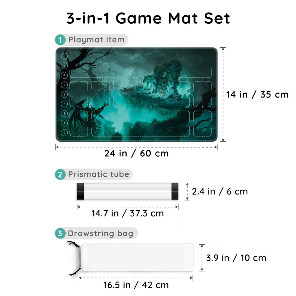 FROGIGO Gothic Gate playmat - detail 2