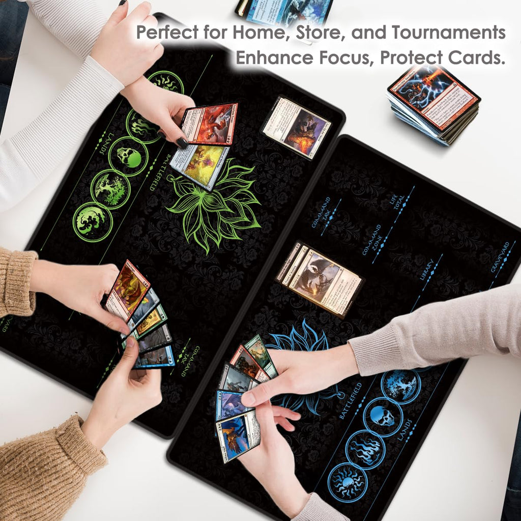 FROGIGO Lotus Blue Zone playmat - detail 5