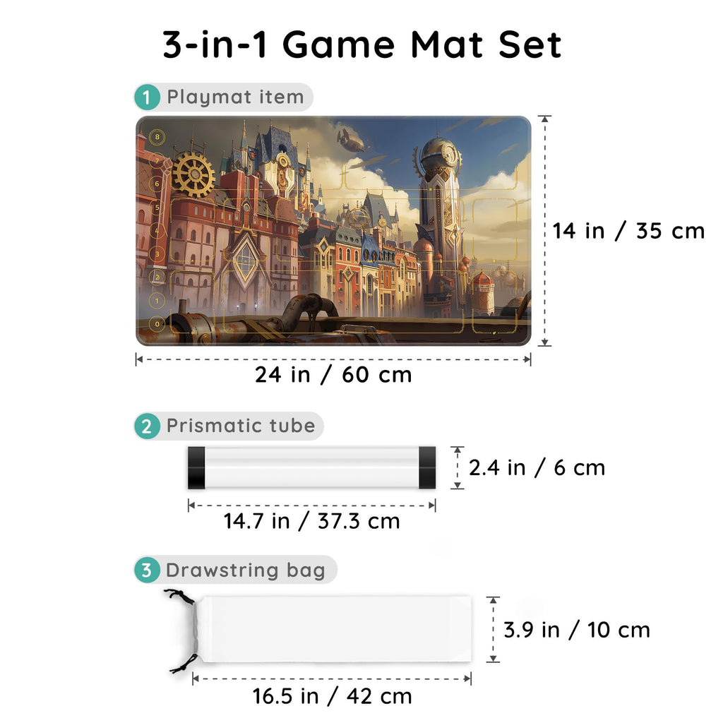 FROGIGO Airship Harbor playmat - detail 2