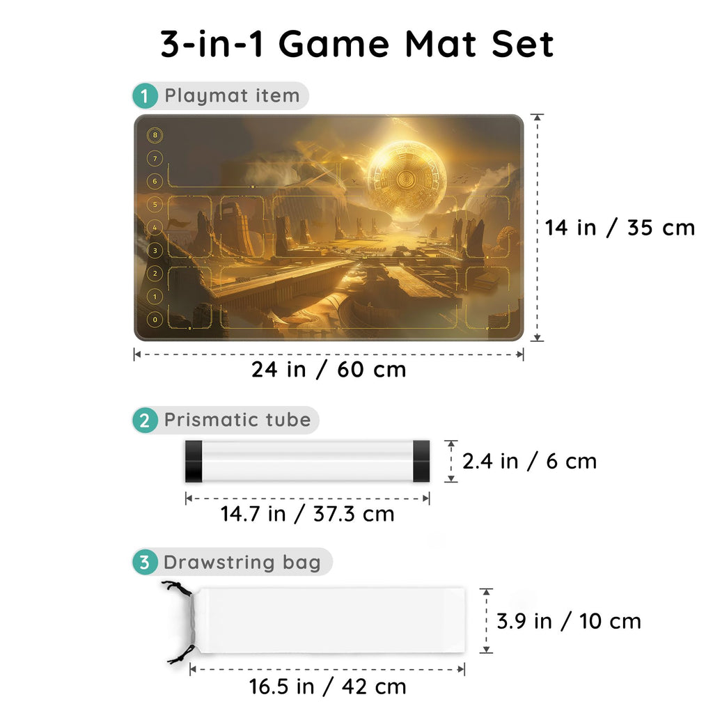 FROGIGO Golden Citadel playmat - detail 2