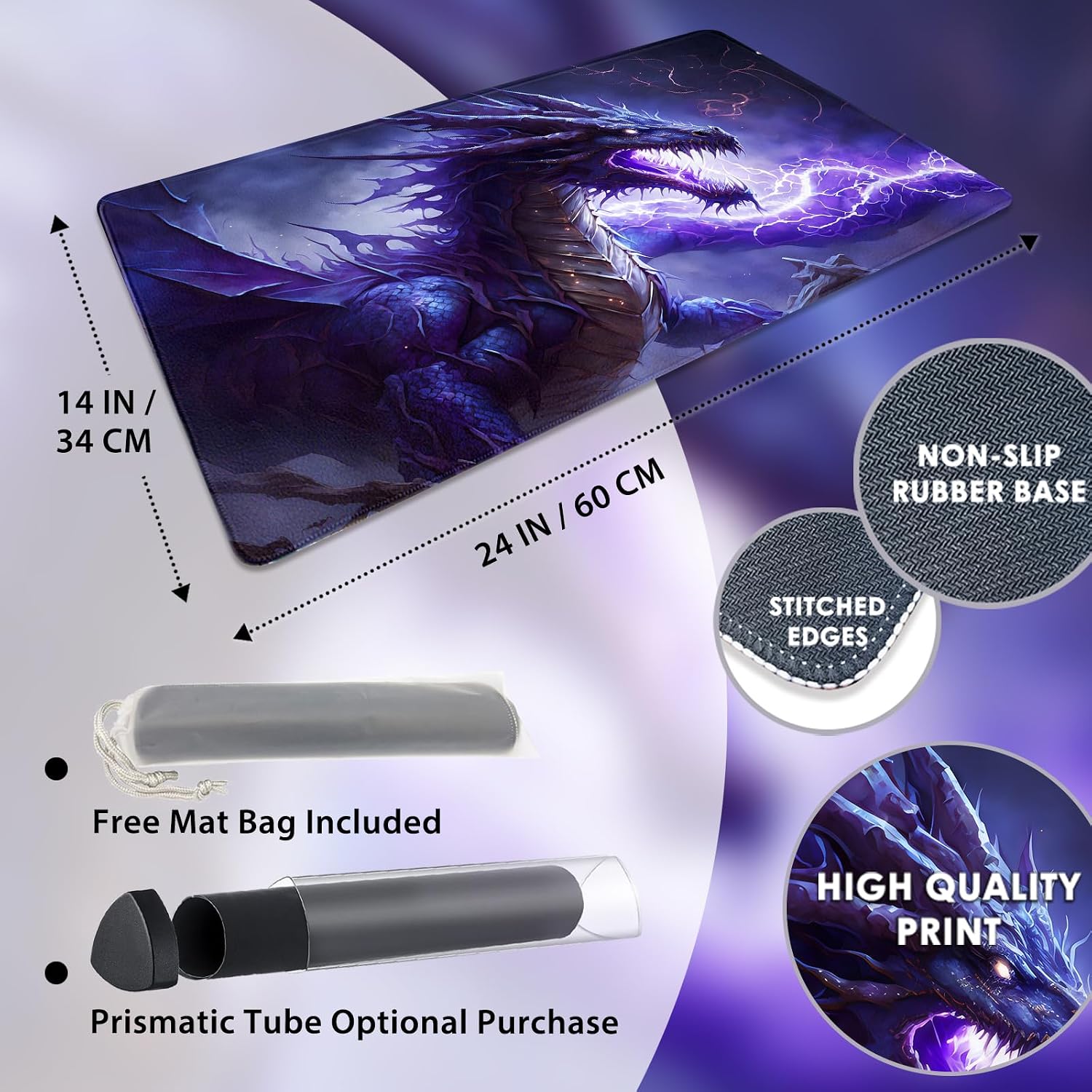 FROGIGO Custom Playmat – Design Your Own TCG Mat 24"×14"