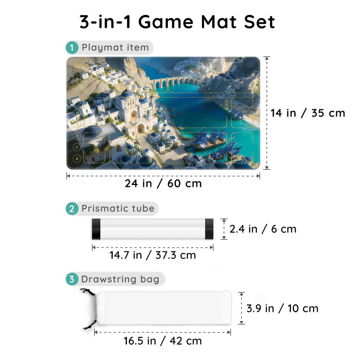 FROGIGO Azure Harbor playmat - detail 2