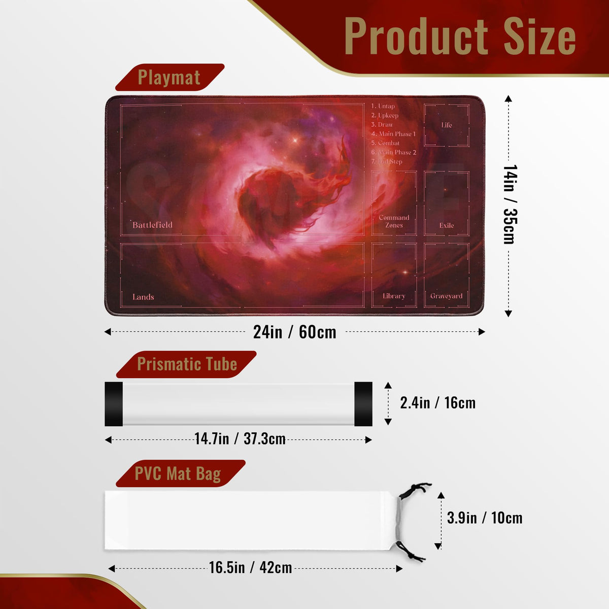 FROGIGO Stellar Mountain playmat - detail 2
