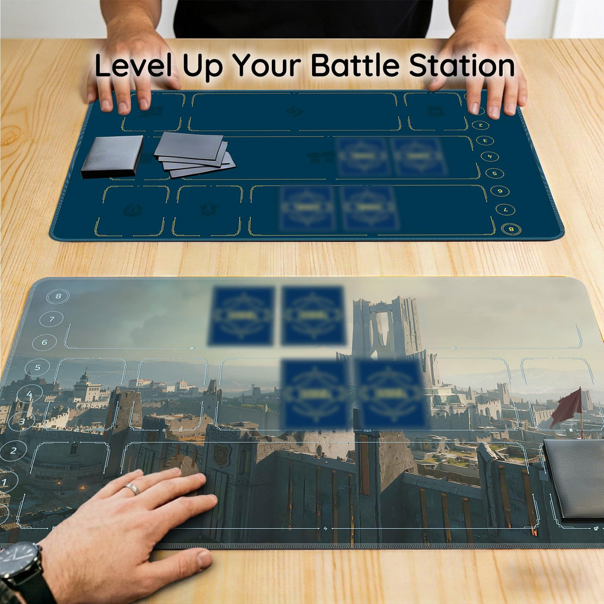 FROGIGO Stone Bastion playmat - detail 4