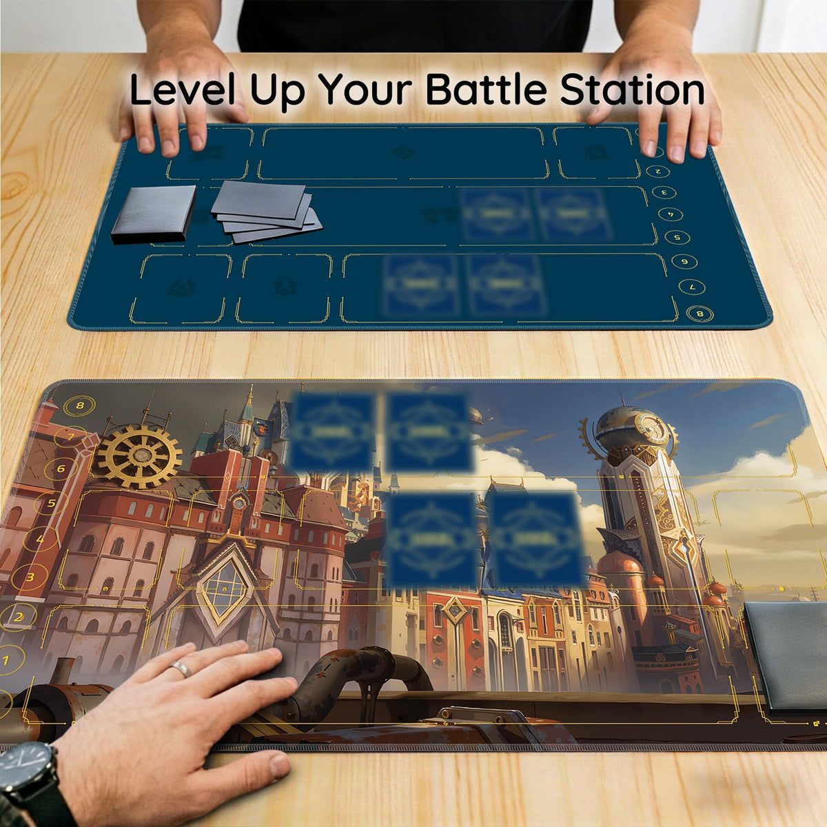 FROGIGO Airship Harbor playmat - detail 4