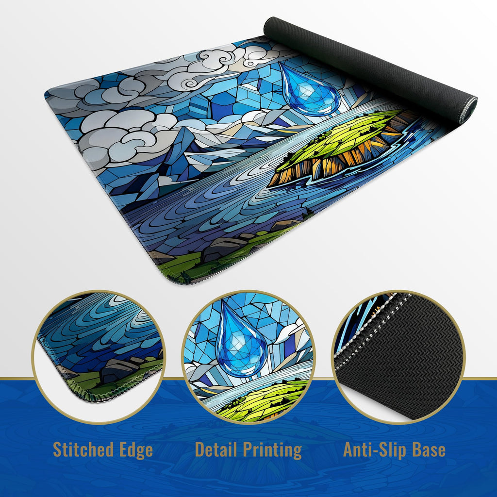 FROGIGO Stained Glass Island playmat - detail 3