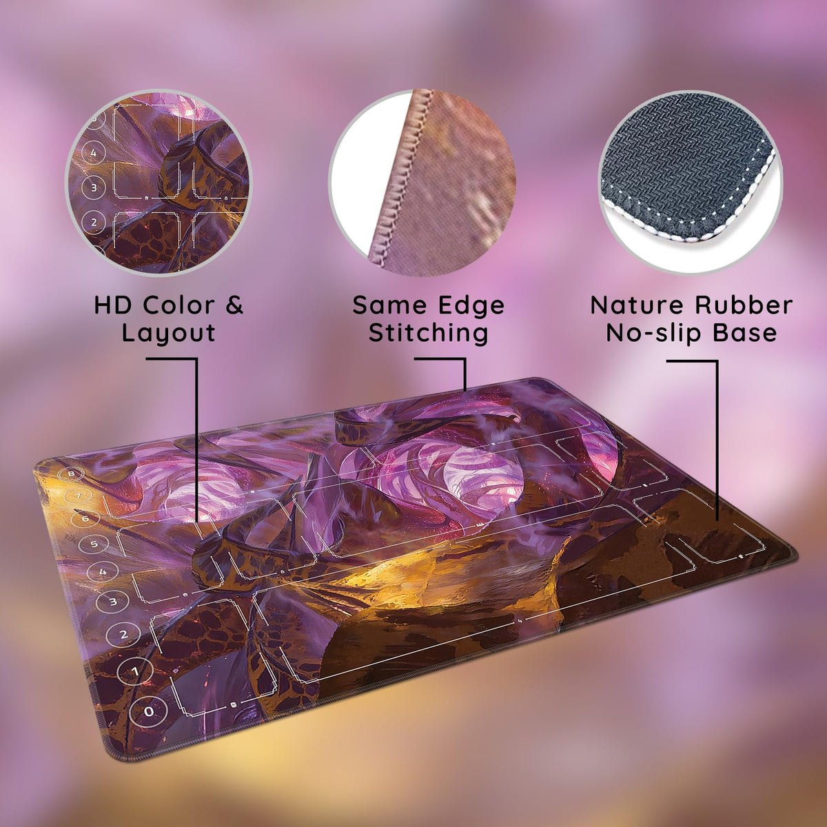 FROGIGO Void Blossom playmat - detail 3