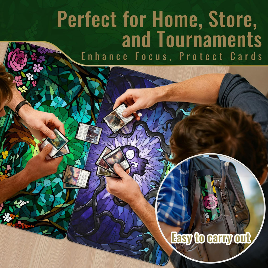 FROGIGO Stained Glass Forest playmat - detail 5