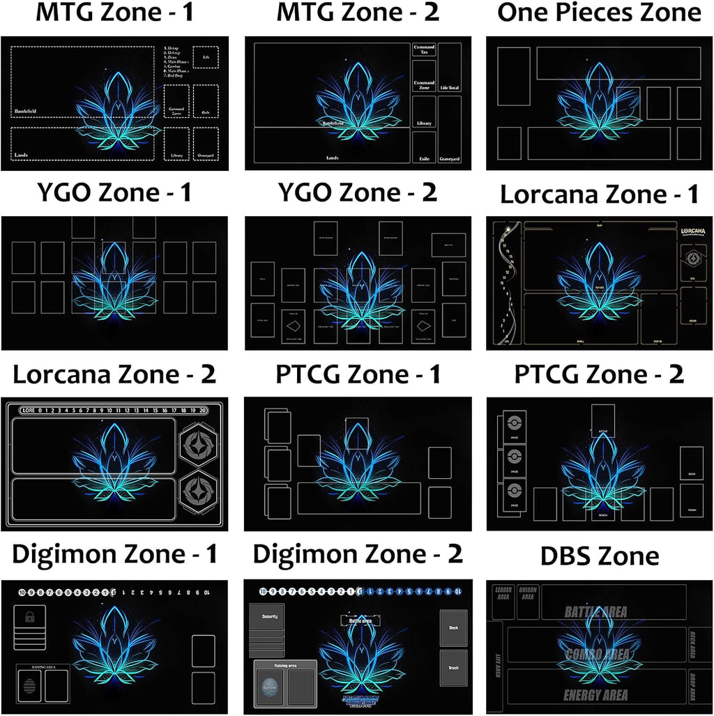 FROGIGO Custom Playmat – Design Your Own TCG Mat 24"×14"