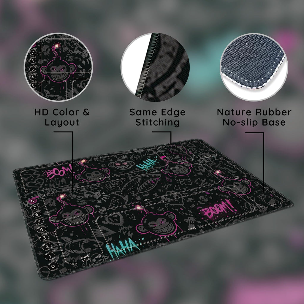 FROGIGO Cyber Graffiti playmat - detail 3