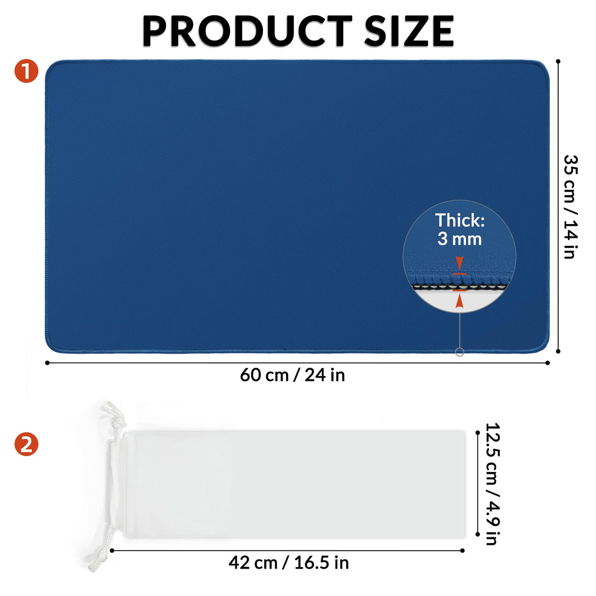 FROGIGO Steel Blue playmat - detail 2