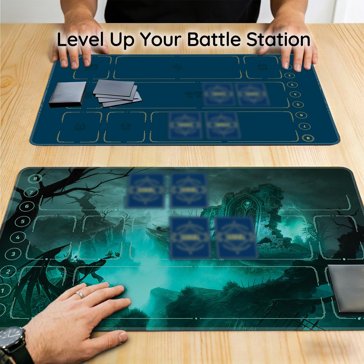 FROGIGO Gothic Gate playmat - detail 4