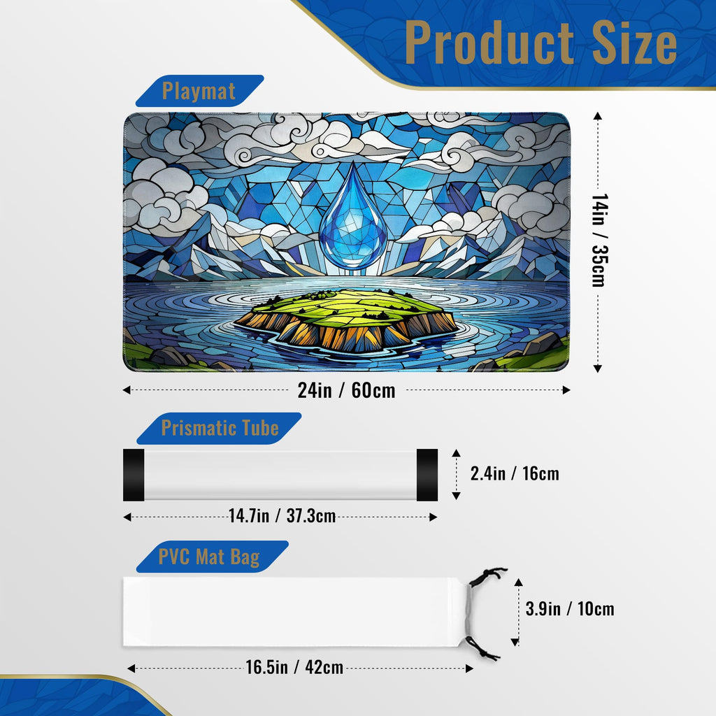 FROGIGO Stained Glass Island playmat - detail 2