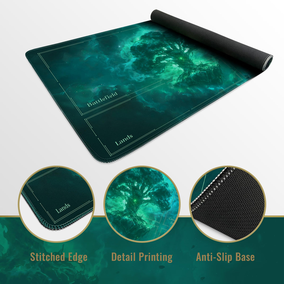 FROGIGO Stellar Forest playmat - detail 3