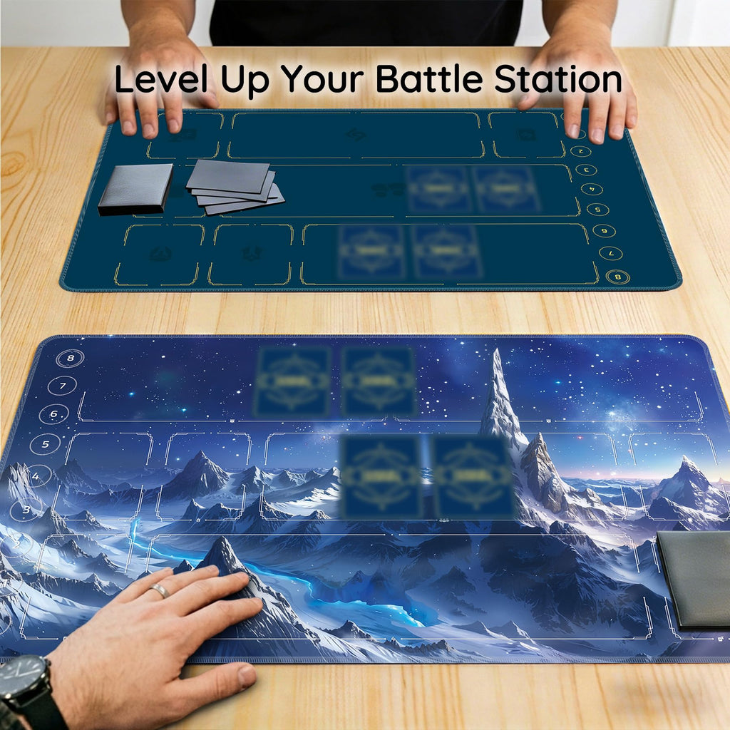 FROGIGO Frozen Peaks playmat - detail 4