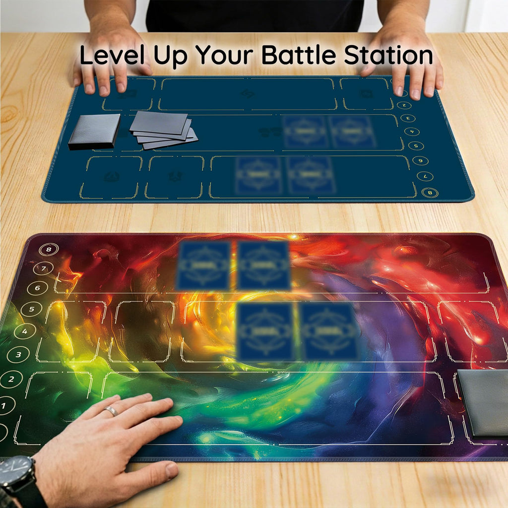 FROGIGO Chromatic Vortex playmat - detail 4