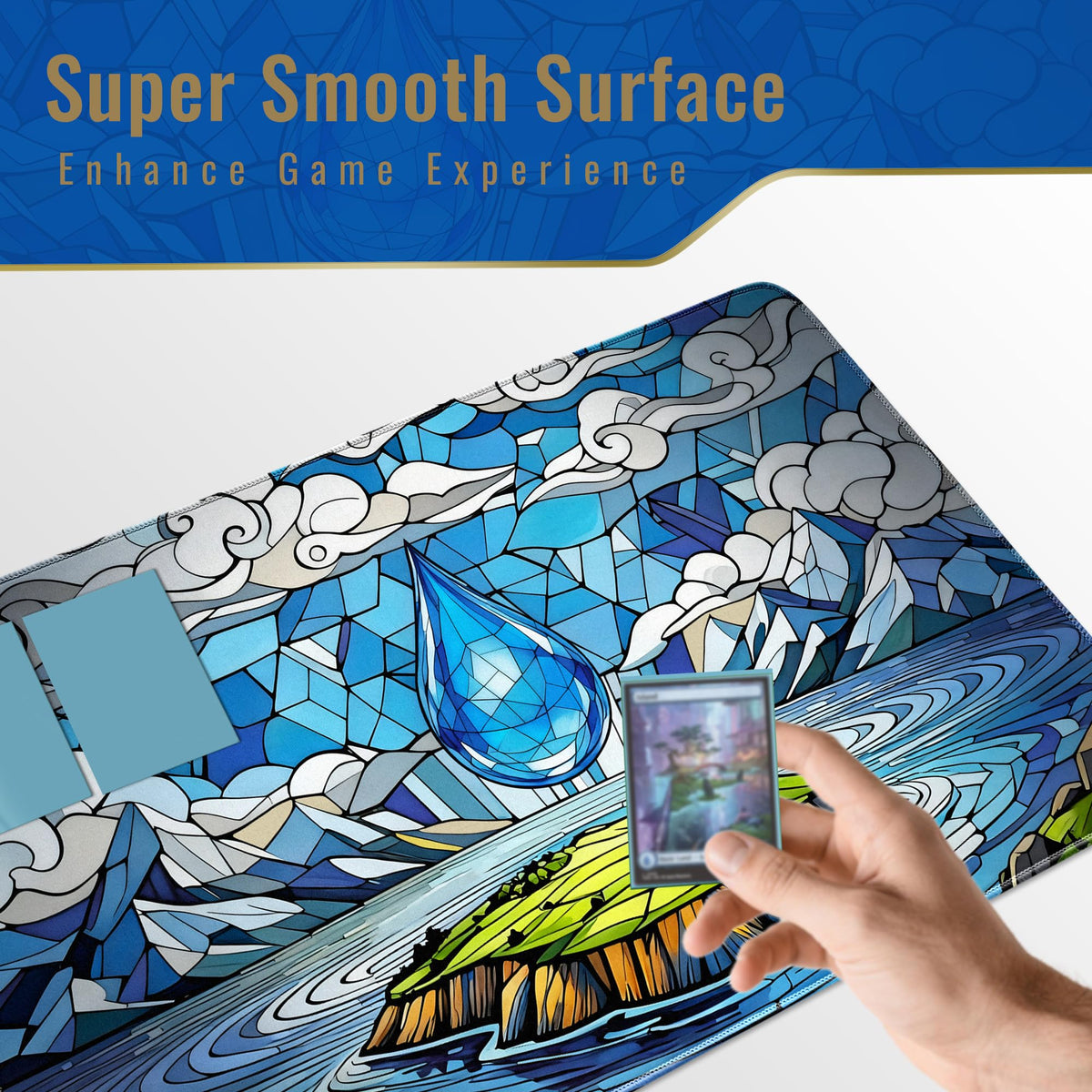 FROGIGO Stained Glass Island playmat - detail 4
