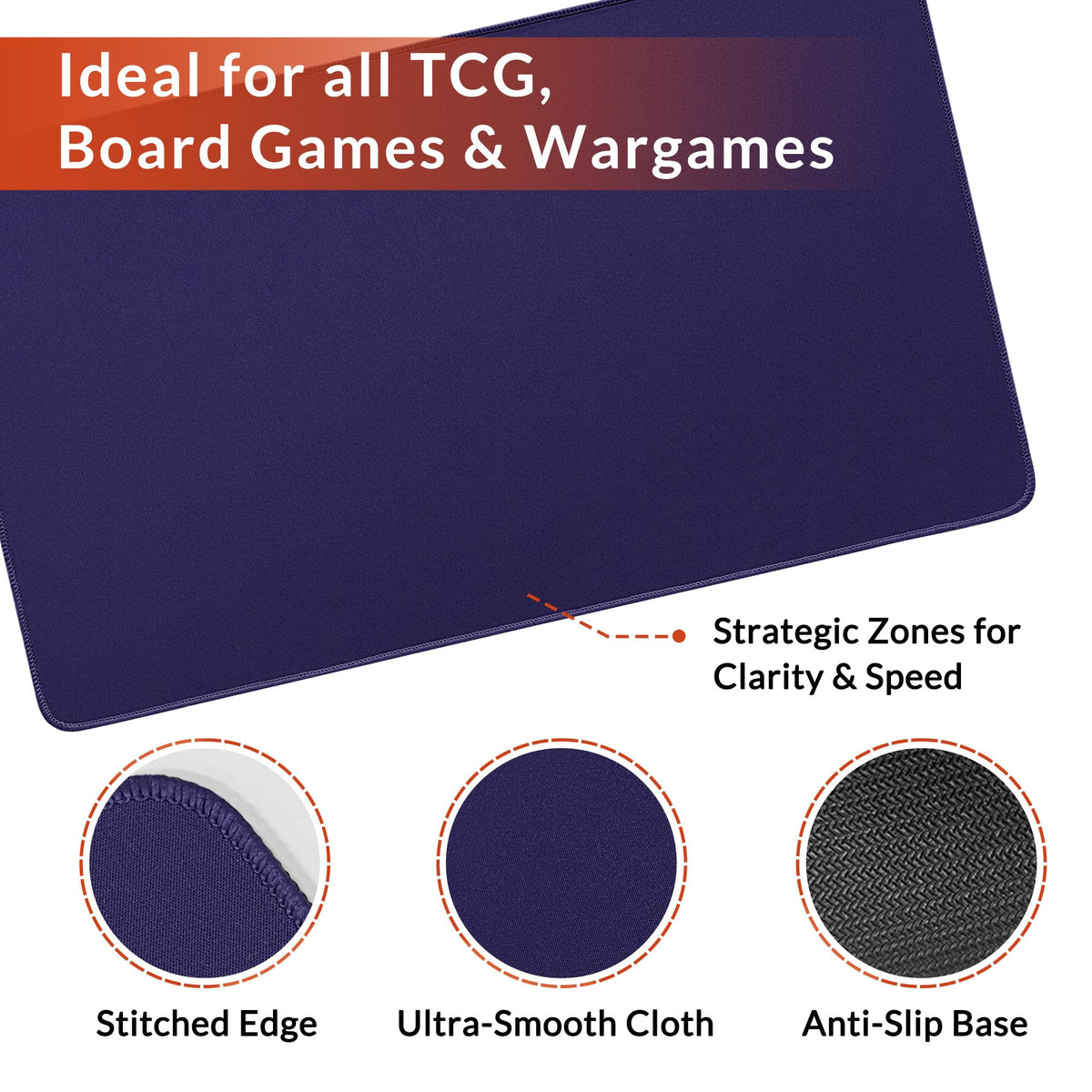 FROGIGO Royal Purple playmat - detail 3
